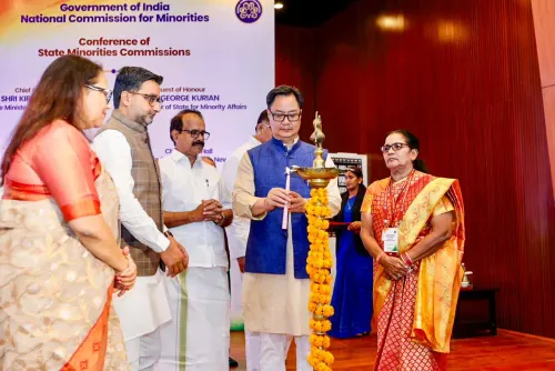 Kiren Rijiju at conference of State Minorities Commissions in New Delhi