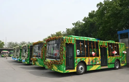 New Delhi: Chief Minister Rekha Gupta inaugurates electric buses