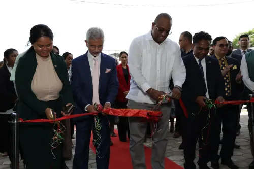 Jaishankar hands over India-funded fruit processing facility in Suriname