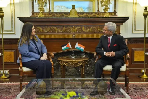 What Did EAM Jaishankar and Palestinian Counterpart Aghabekian Discuss Regarding Development Cooperation and Gaza Peace Plan?