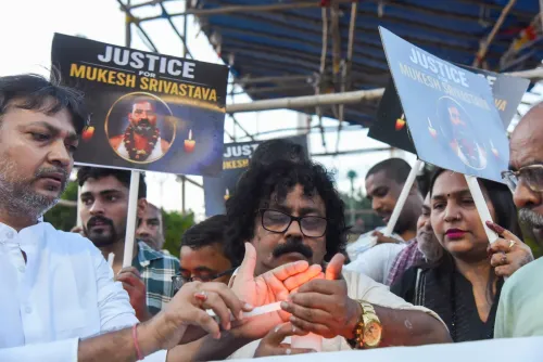 Patna: Candle march over Siwan murder