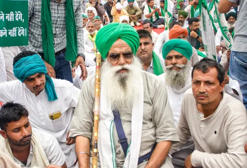 नई दिल्ली: एसकेएम किसान एमएसपी गारंटी के लिए प्रदर्शन