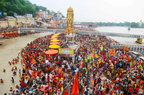 Haridwar: Kanwar Yatra during Sawan