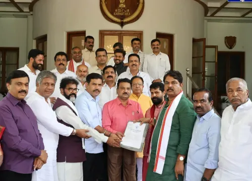 BJP delegation meets Karnataka Governor over egg attack on MLAs, demands presidential report