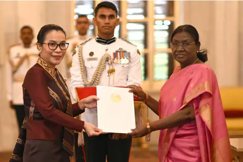 President Murmu Accepts Credentials from 4 Envoys at Rashtrapati Bhavan
