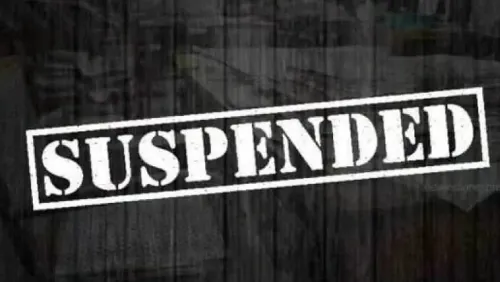 Why was an officer in Bengal's poll process suspended for inappropriate actions?