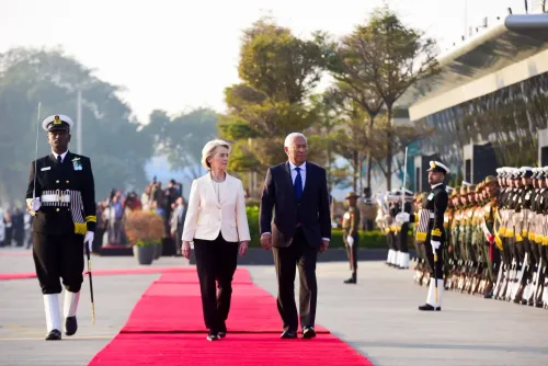 Did EU Leaders Receive a Ceremonial Welcome and Guard of Honour in India?