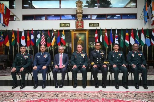 Jawed Ashraf briefs defence officers on India's foreign policy challenges