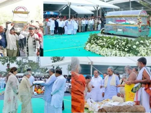 State Honors Farewell for Former Karnataka CM and Padma Vibhushan S.M. Krishna