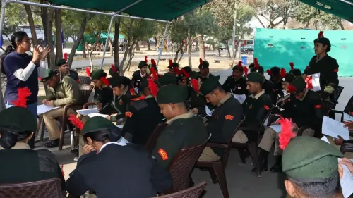 Did Cadets from Rajasthan, J&K & Ladakh Participate in the EXPA CADET Event at the 'Ek Bharat Shrestha Bharat' Camp in Jammu?