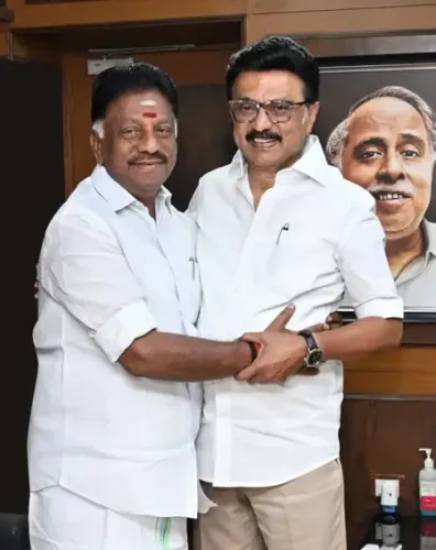 O. Panneerselvam Joins DMK, Signaling Political Shift in Tamil Nadu