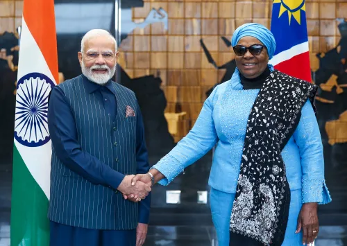 Windhoek: PM Modi Engages with Namibian President Netumbo Nandi-Ndaitwah