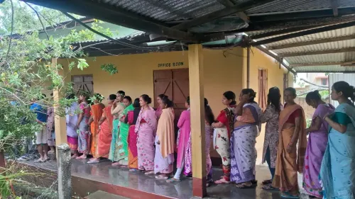 Kamrup: Polling in Progress for Assam Legislative Assembly Elections