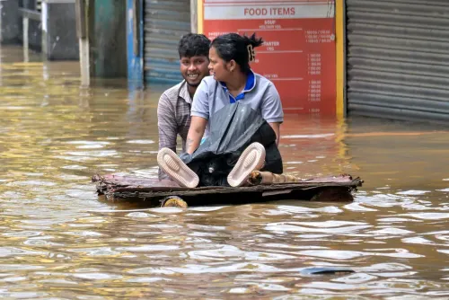 Guwahati: Heavy rainfall leaves residential areas waterlogged