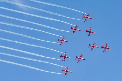 हमीरपुर: सूर्य किरण का सुजानपुर में एयर शो में प्रदर्शन