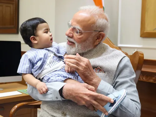 New Delhi: Krishnakumar Engages with Prime Minister Narendra Modi