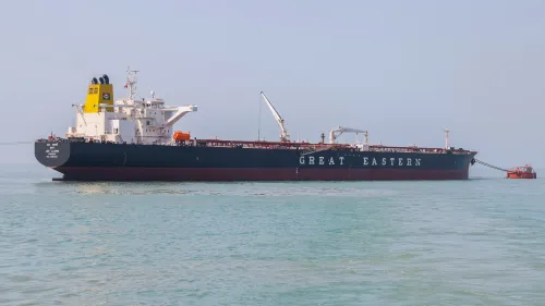 Mundra: Crude Oil Tanker Jag Laadki Docked at Adani Port