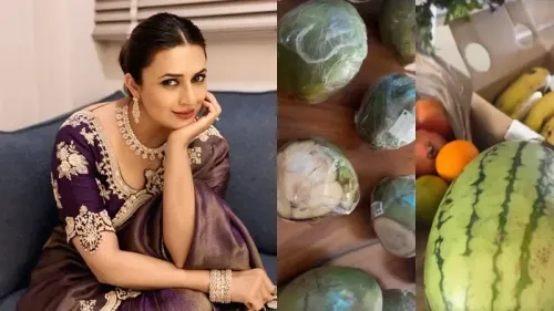 Fans Shower Divyanka Tripathi with Coconut Water & Fruits While She Fights Dengue