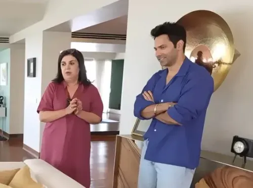 Farah Khan, Varun Dhawan take dig at Vashu Bhagnani on her show