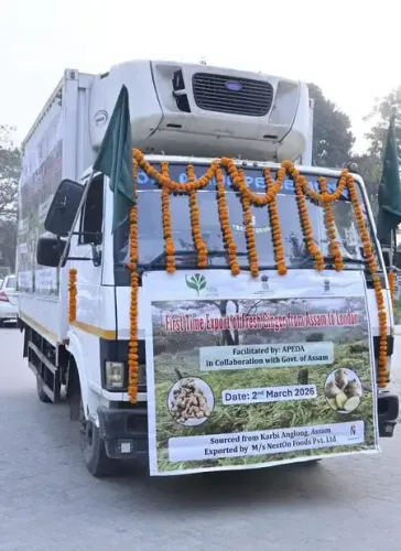 Assam’s Agricultural Triumph: First GI-Tagged Karbi Anglong Ginger Export to London