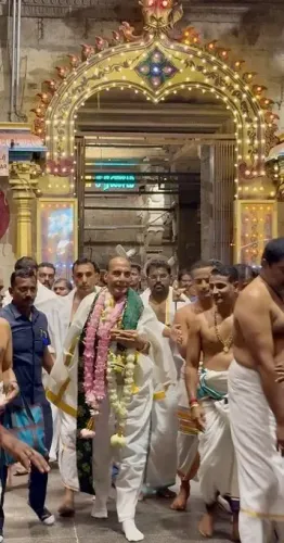 Rajnath Singh Feels Blessed After Praying at Tamil Nadu's Subramanya Swami Temple