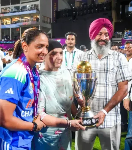 Isn't it wonderful that my daughter has been named for Padma Shri? Harmanpreet’s father Harminder Singh