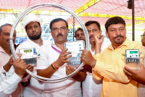 Bengaluru: Electrical contractors demonstrate seeking leniency for power connections