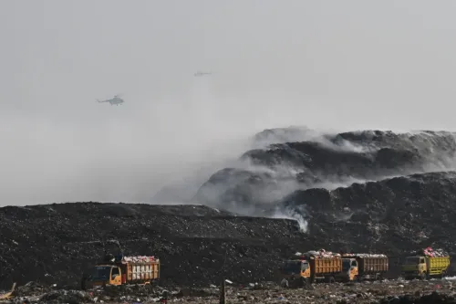 Landfill Fire in Tangerang
