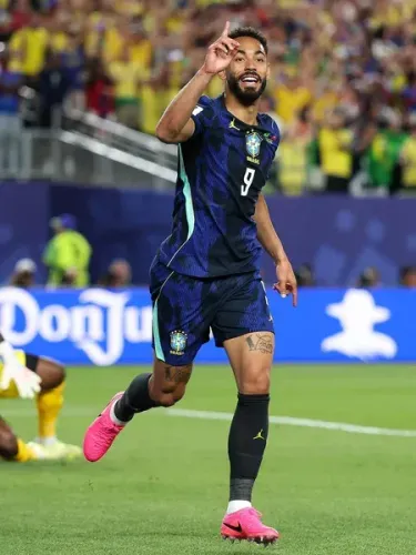 Cunha double fires Brazil to top of Group C with win over Haiti