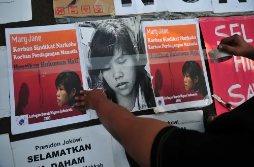 Filipina Sentenced to Death in Indonesia Returns to Manila