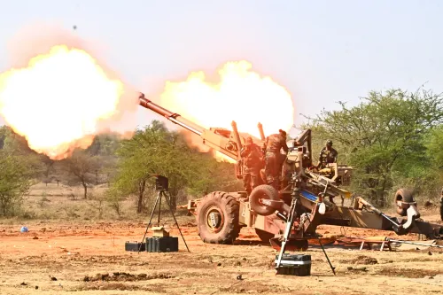 Demonstration of Military Strength at the Joint Exercise Between Indian Army and Singapore Armed Forces