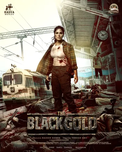 Have You Seen the First Look Poster of Samyuktha's 'The Black Gold'?