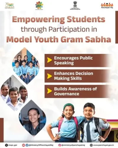 What is the Model Youth Gram Sabha Set to Launch on October 30?
