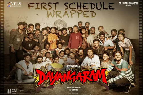 Has YouTuber VJ Siddhu's debut film 'Dayanagaram' completed its first schedule?