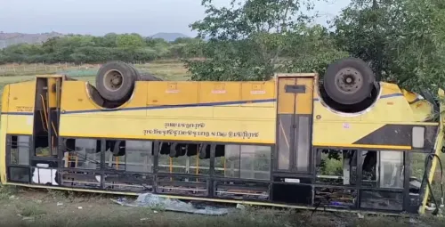 Madurai bus crash kills 5, injures 42 near Kottampatti on NH