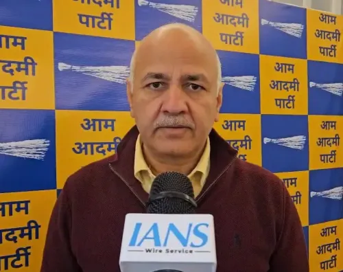 Sisodia Critiques Central Government Over Deteriorating Law and Order in Delhi