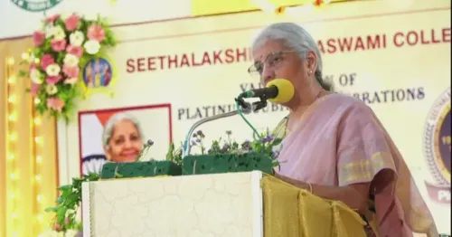 FM Sitharaman addresses SRC Tiruchirappalli Platinum Jubilee