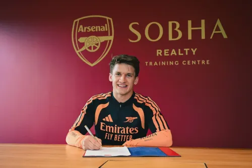 Arsenal sign Christos Tzolis from Club Brugge on long-term deal