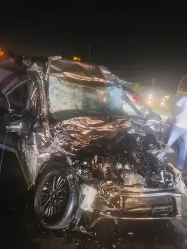 What Happened in the Fatal Car-Canter Truck Collision in K'taka's Tumakuru?