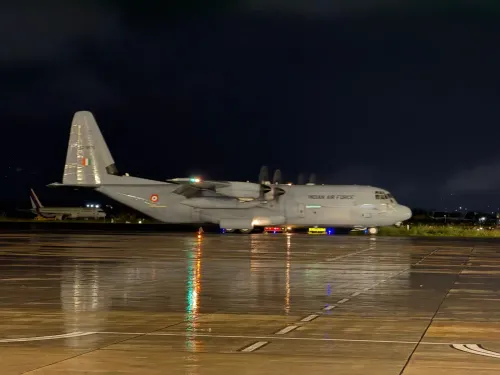 India's fourth Nepal flood relief flight lands in Kathmandu with 68.5 tonnes airlifted