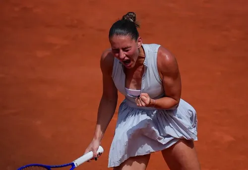French Open 2025: Kostyuk beats Golubic, sets up Swiatek clash in R4