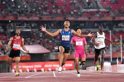 Puripol Boonson wins 100m gold at 2026 Asian Games with 9.90 record