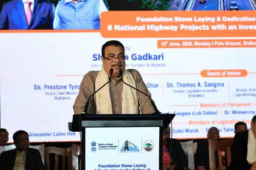 Gadkari unveils ₹39,800 crore highway projects for Meghalaya at NEIINFRA 2026