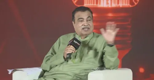 Gadkari at Viksit Bharat Conclave, Maharashtra Gaurav Book Launch