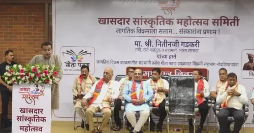 Gadkari attends Samman Patra ceremony in Nagpur