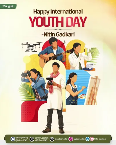 Gadkari Hails India's Youth as Nation-Builders on IYD