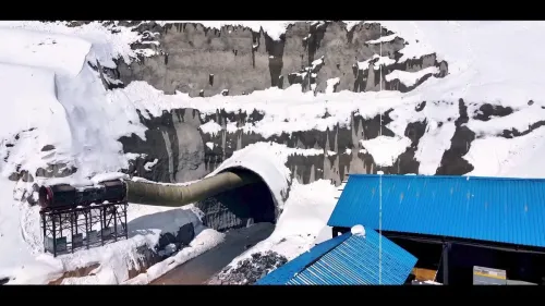Gadkari hails Zojila Tunnel breakthrough, Asia's longest