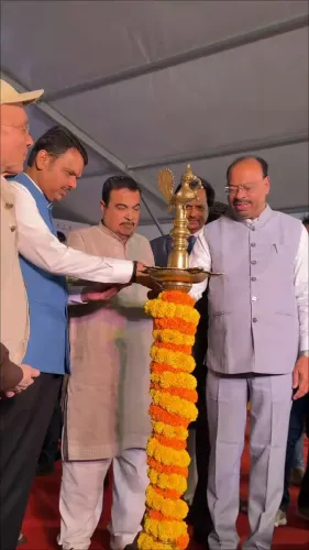 Gadkari inaugurates 9 rail projects worth ₹484 cr in Maharashtra