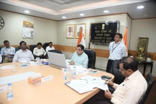 Gadkari Reviews 8,512 km of AP National Highways in Delhi