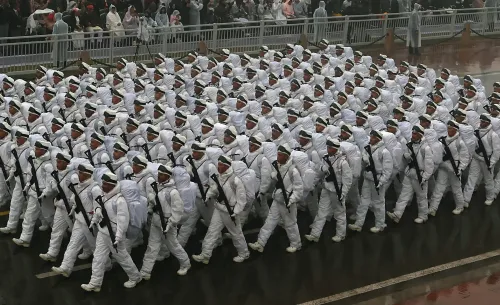 क्या गणतंत्र दिवस समारोह की फुल ड्रेस रिहर्सल में जवानों का जोश बरसात में भी दिखाई दिया?